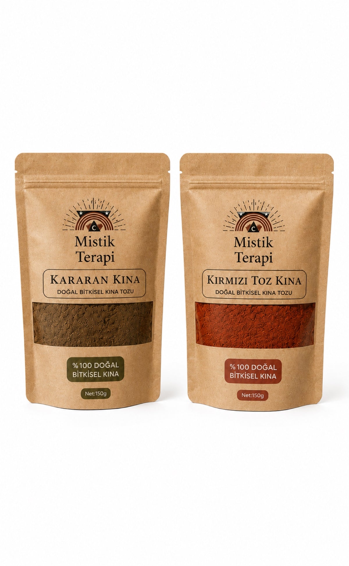 CSA AI - Kına İkili Paket (150gr Kararan + 150gr Kırmızı) - 01