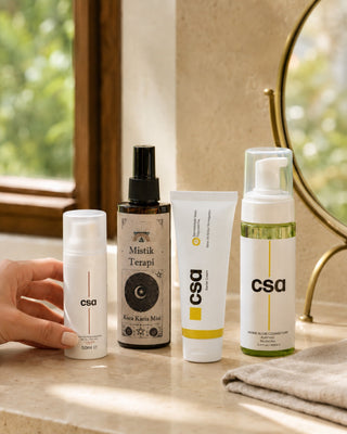 CSA AI - Mistik Saç Terapi & CSA | Mist Sprey + Barrier Cream + Marine Algae Cleanse Foam + Bitkisel Işık Bariyeri Güneş Kremi 4lü Set l Işık Bariyeri Güneş Kremi 4'lü Set - 01