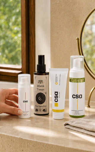 CSA AI - Mistik Saç Terapi & CSA | Mist Sprey + Barrier Cream + Marine Algae Cleanse Foam + Bitkisel Işık Bariyeri Güneş Kremi 4lü Set l Işık Bariyeri Güneş Kremi 4'lü Set - 02