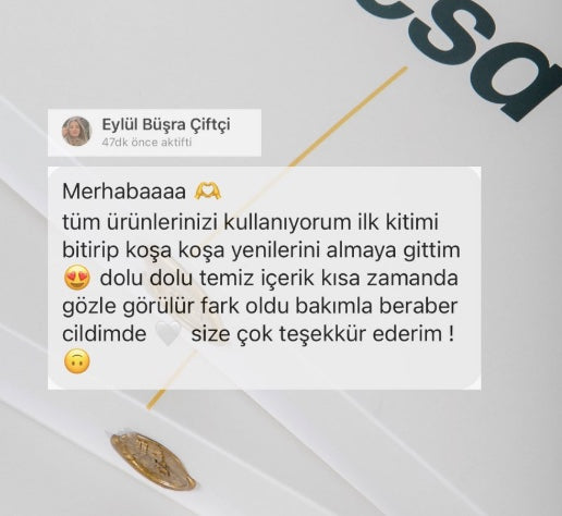 CSA müşteri mesajı